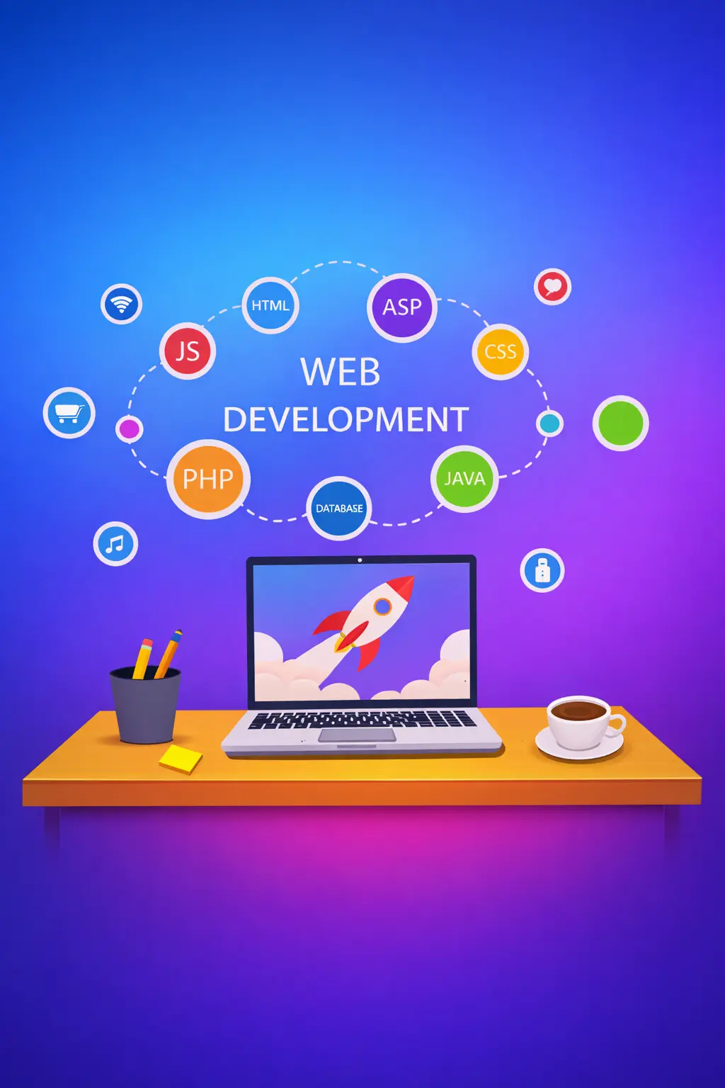 Web Application Development Process of a Full Stack Developer